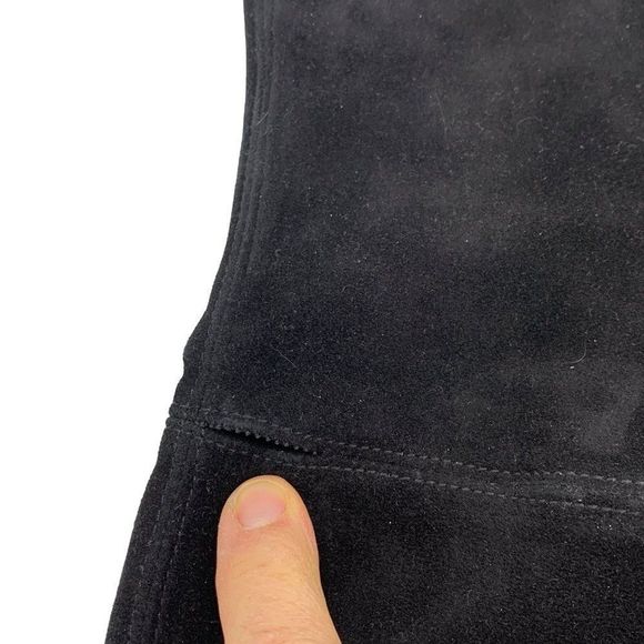Stuart Weitzman Womens Lowland Over The Knee Boot Black Suede Stretch 9.5W 2586 - Picture 12 of 16